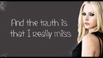 Avril Lavigne - Wish You Were Here (lyrics) New Song 2011 - 