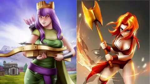 Valky & Queen - Deadly Combination - Clash of Clans - YouTub