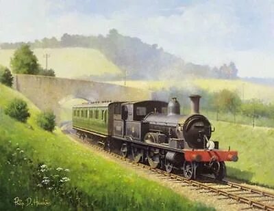 Adams Radial Tank Lyme Regis Steam Railway Train Blank Birth
