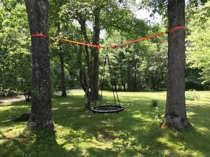 How To Install A Swing Between Two Trees / "porch" swing bet