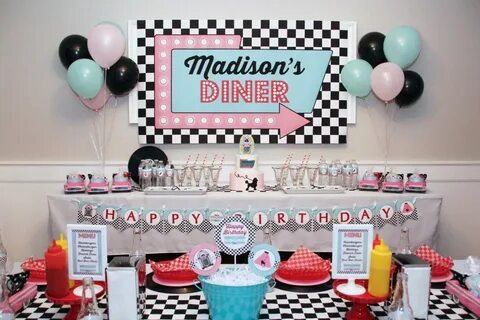 50’s Diner Birthday Party - 5M Creations Blog