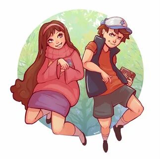 Mabel and Dipper Pines by lyssh Dipper pines, Gravity falls,