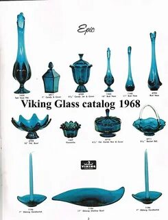 Viking Glass Catalog 1968 advertisement Viking glass, Vintag