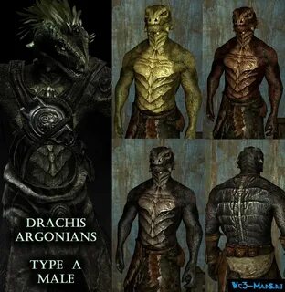 Drachis Argonians Mod - мод для Skyrim скачать