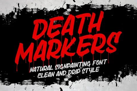 Death Markers Font by figuree studio - Creative Fabrica