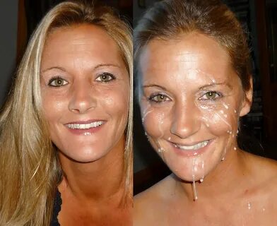 MILFs before after facial splattered - Photo #9