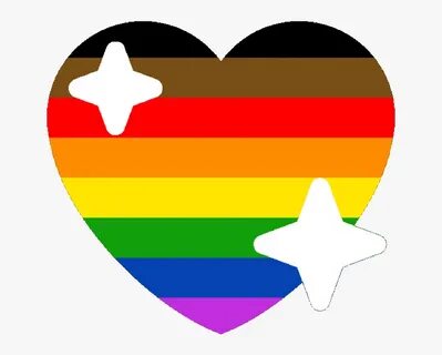 Heart Emojis Png - Pride Sparkle Heart Emoji, Transparent Pn