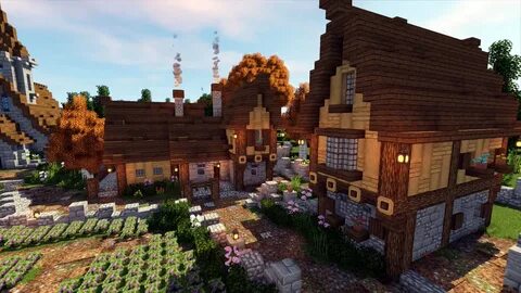 BlueNerd Minecraft בטוויטר: "The village from out #minecraft
