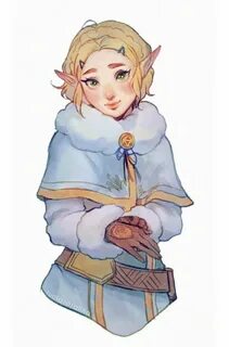 zelda,, in her winter outfit because i love winter Legend of
