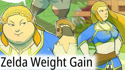 Zelda and Malon Weight Gain Comic Dub - YouTube