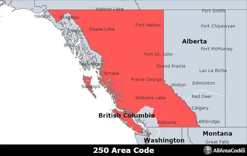 Area Code 925 Map