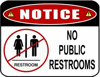 No Public Restroom Sign Printable Free - Printable Templates