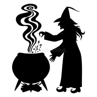 Silhouette Witch Stock Illustrations - 25,639 Silhouette Wit