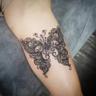 Butterfly Lace Tattoo Tattoo Ideas and Inspiration abby.twee