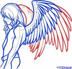 How To Draw A Man Angel - Drawing Easy