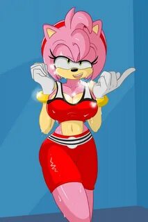 Amy Rose with big tits.