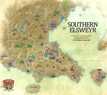 Southern Elsweyr Map - The Elder Scrolls Online (ESO)