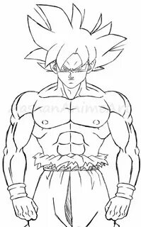 Ultra Instinct Goku Coloring Page / Collection Of Goku Ultra