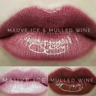 Mauve Ice and Mulled Wine LipSense combination. In love with