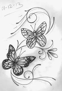 Tattoo Sketch A Day: Insects December 1st - 7th Swirl tattoo