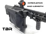 Operator MID Length AR15/AR10/SCAR 16 Brass Catcher