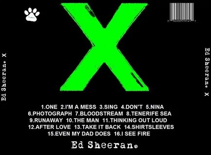 Ed Sheeran Multiply X Back Gigabeat