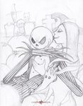 Jack Skellington And Sally Sketch at PaintingValley.com Expl