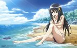 Эротическое аниме девушка на пляже Обои на рабочий стол