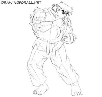 How to draw chibi street fighter