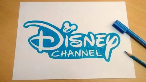 How to draw Disney channel logo (HAC) - YouTube