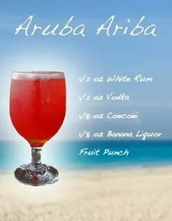 Aruba Ariba Drinks, Cocktail drinks, Mixed drinks recipes