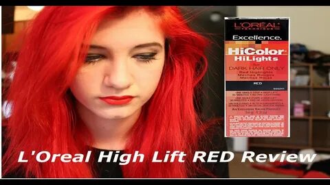 L'Oreal Excellence HiColor RED-Review - YouTube