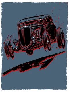 Drawn & Quartered: Hi-De-Ho-..... Up We Go! Cool car drawing