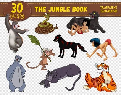 The Jungle Book Clipart,The Jungle Book characters,The Jungl
