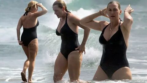 Kate Winslet New Zealand Beach Photos - Actress Shows Off Cu
