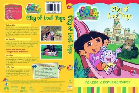 Dora The Explorer City Of Lost Toys- Movie DVD Scanned Cover