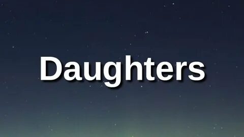 SoMo - Daughters (Lyrics) - YouTube
