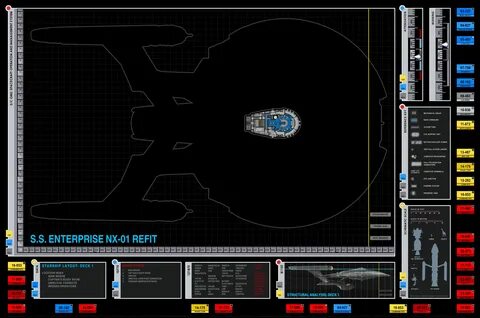 Enterprise NX-01 Refit Layout- Deck 1