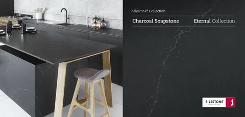 The new Silestone Eternal Charcoal Soapstone offers a sophis