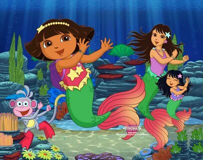 Dora the Explorer r wallpaper 3000x2367 184637 Mermaid movie
