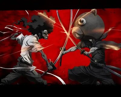 Afro Samurai vs Kuma 1280 x 1024 Wallpaper