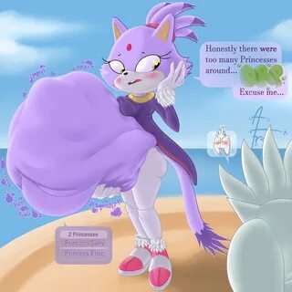 Blaze the Cat, the Princess to Rule us All! by AfraArt on De