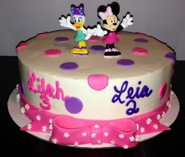 Minnie and Daisy cake Queques, Papel de parede borboletas