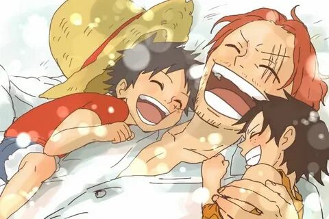 Shanks, Monkey D. Luffy and Portgas D. Ace One piece One pie