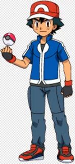 Ash Ketchum - Ash Kalos Png, Png Download - 477x1033 (#19069