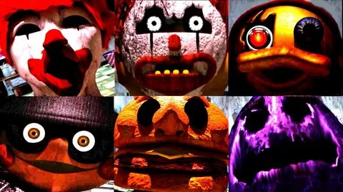 WARNING: ALL NIGHTMARE JUMPSCARES!! - Five Nights at Ronald'