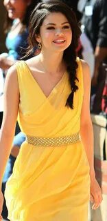 Selena Gomez Wallpaper Dresses, Cocktail dress yellow, Celeb