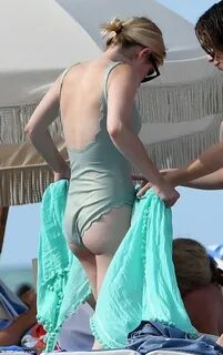 Emma Roberts wears pink frilly bikini in Miami Beach Emma ro