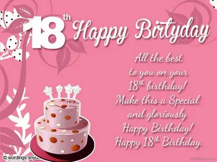 25 18th Birthday Wishes