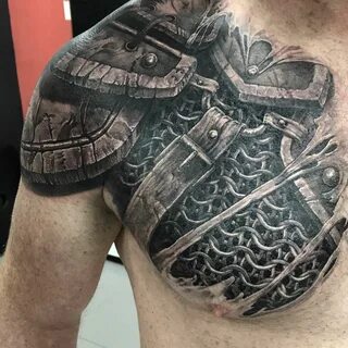 Tattoo uploaded by Kirill Mamontov #armor #chesttattoo #fant